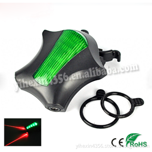 Outdoor Sport Bicycle Bike Led Laser Beam Rear Tail Light Safety Light